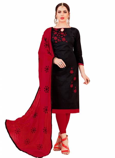 Black Colour Candy Rahul NX New Latest Ethnic Wear Glass Cotton Salwar Suit Collection 1008 B